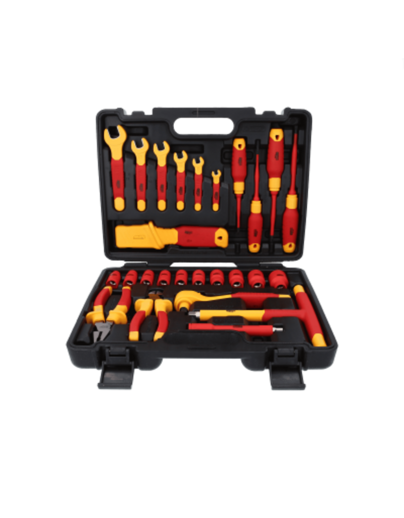 KS TOOLS Geïsoleerde gereedschapsset voor hybride- en elektrische voertuigen, 26-dlg - 117.1895