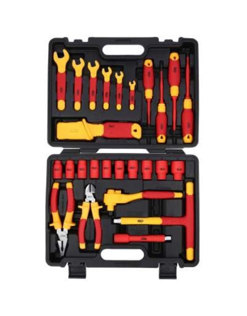 KS TOOLS Geïsoleerde gereedschapsset voor hybride- en elektrische voertuigen, 26-dlg - 117.1895