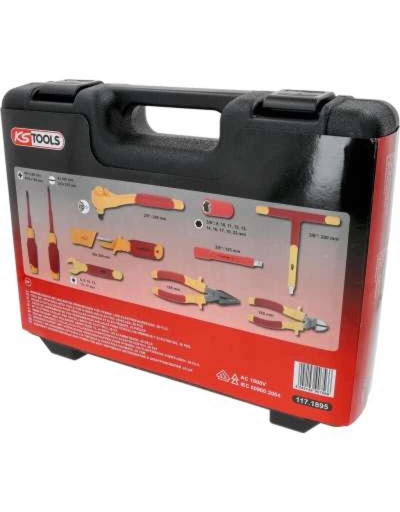 KS TOOLS Geïsoleerde gereedschapsset voor hybride- en elektrische voertuigen, 26-dlg - 117.1895