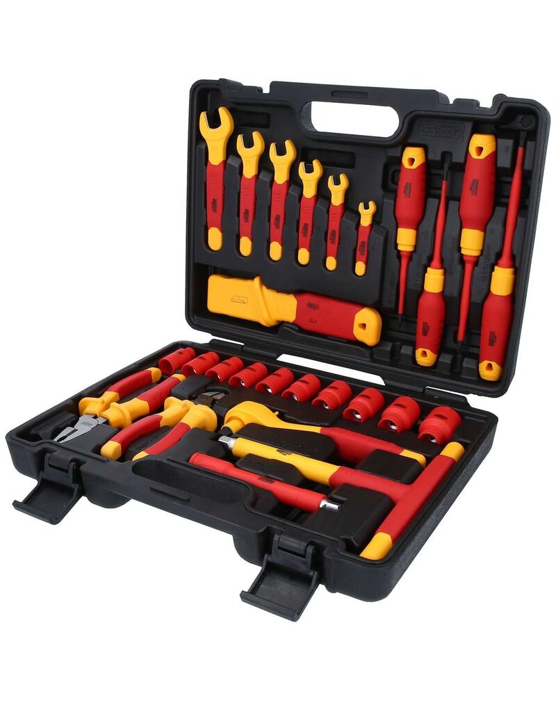 KS TOOLS Geïsoleerde gereedschapsset voor hybride- en elektrische voertuigen, 26-dlg - 117.1895