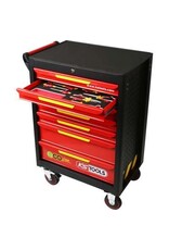 KS TOOLS ECOline gereedschapwagen met 42 geïsoleerde gereedschappen voor hybride- en elektrische voertuigen - 117.6144