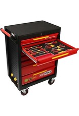 KS TOOLS ECOline gereedschapwagen met 42 geïsoleerde gereedschappen voor hybride- en elektrische voertuigen - 117.6144