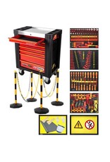 KS TOOLS PERFORMANCEplus gereedschapwagen e10 met 164 geïsoleerde gereedschappen voor hybride- en elektrische voertuigen - 117.6155