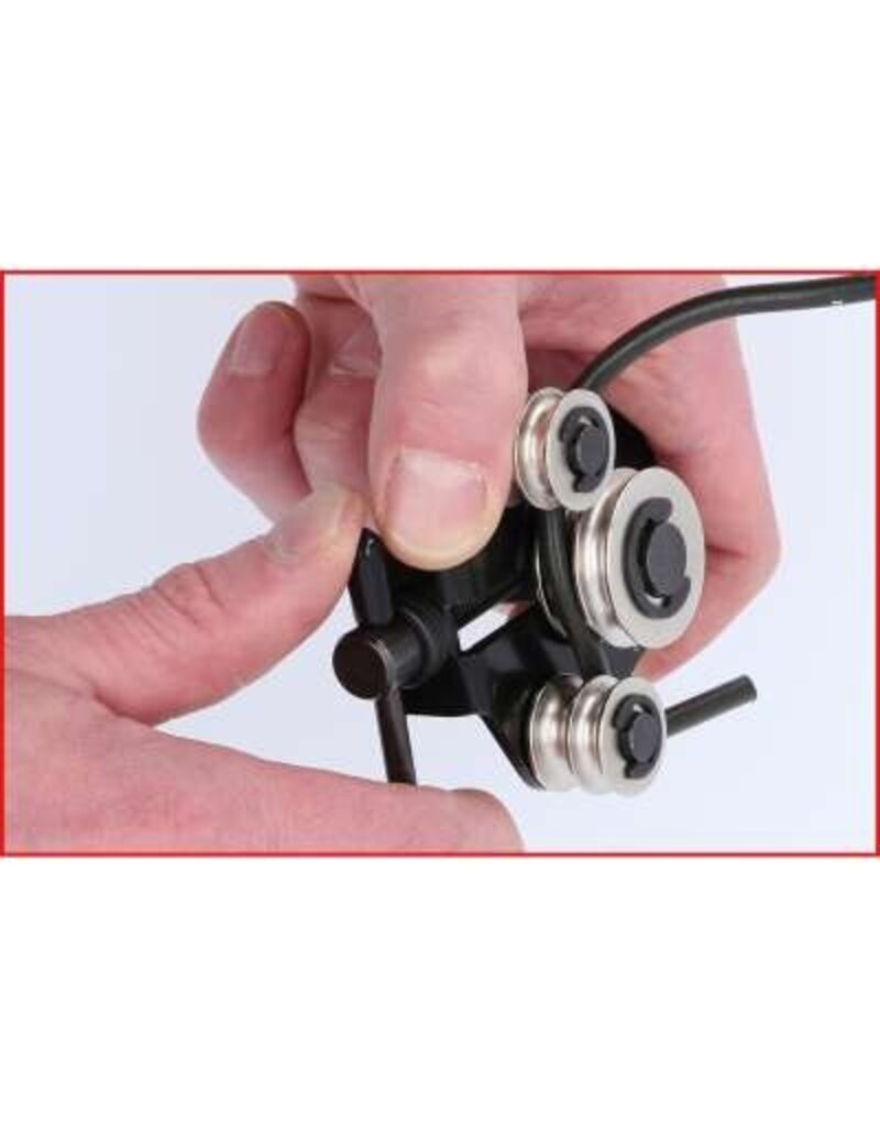 KS TOOLS Remleidingrichtgereedschap / -buiggereedschap Ø 4,75 mm (3/16") + 6,35 mm (1/4") - 120.1004