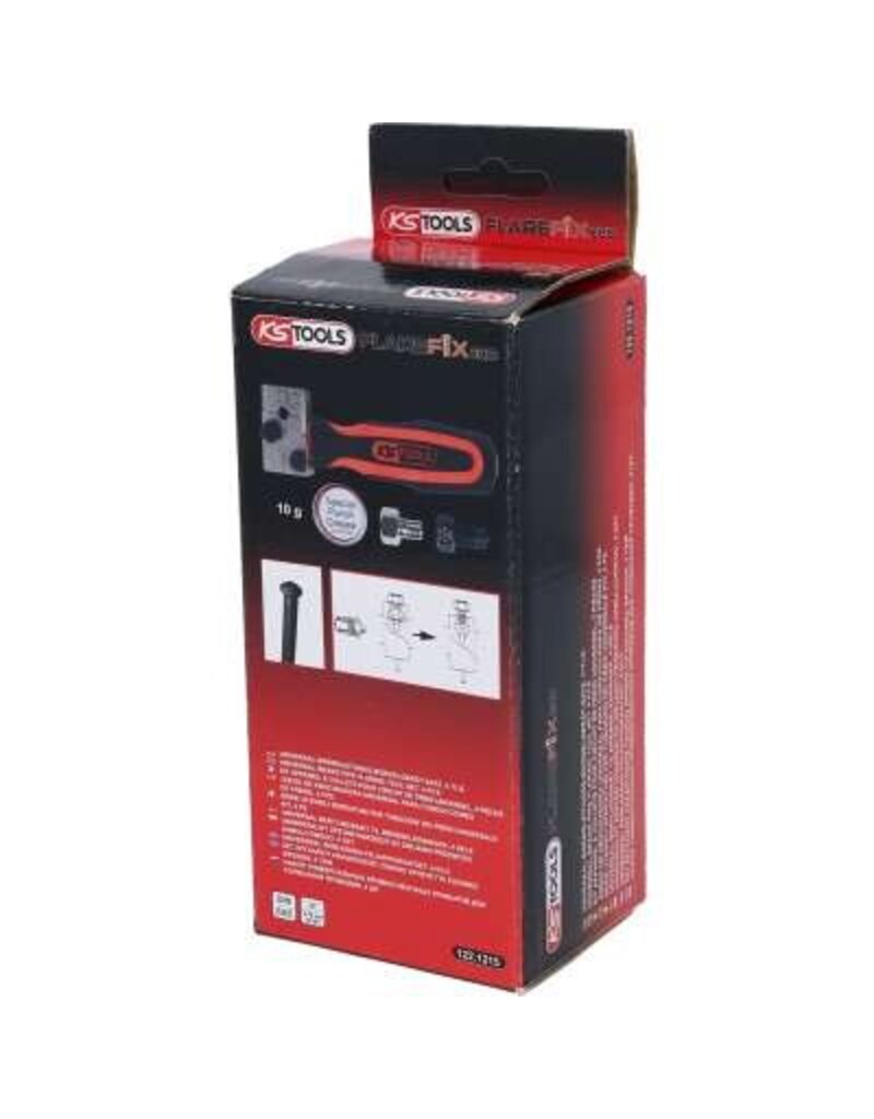 KS TOOLS FLAREFIXeco 4,75 mm universeel remleiding-felsapparaatset, 4-dlg - 122.1215