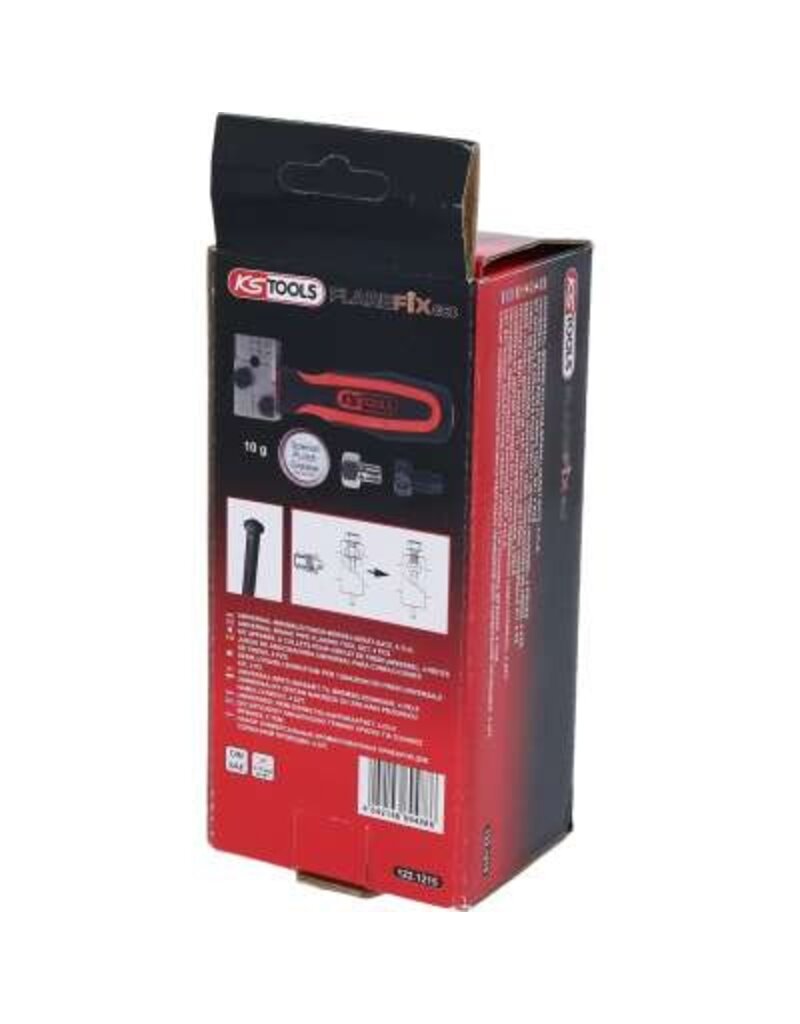 KS TOOLS FLAREFIXeco 4,75 mm universeel remleiding-felsapparaatset, 4-dlg - 122.1215