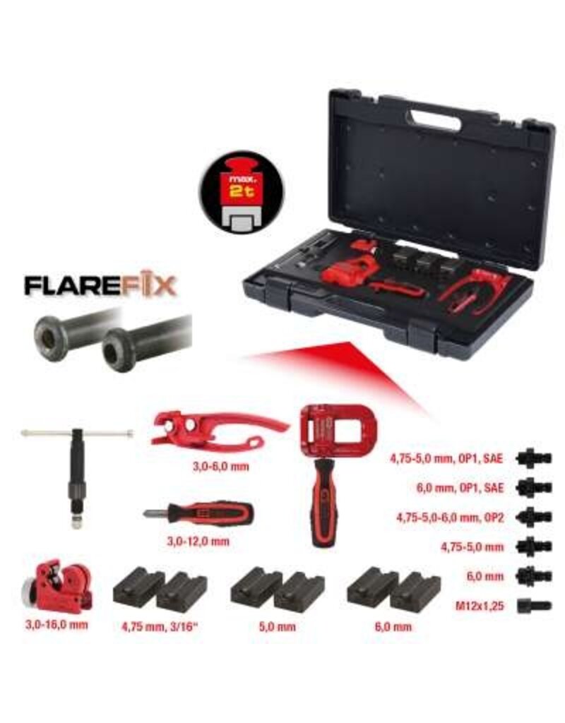 KS TOOLS Universele remfels masterset, 16-dlg - 122.1290