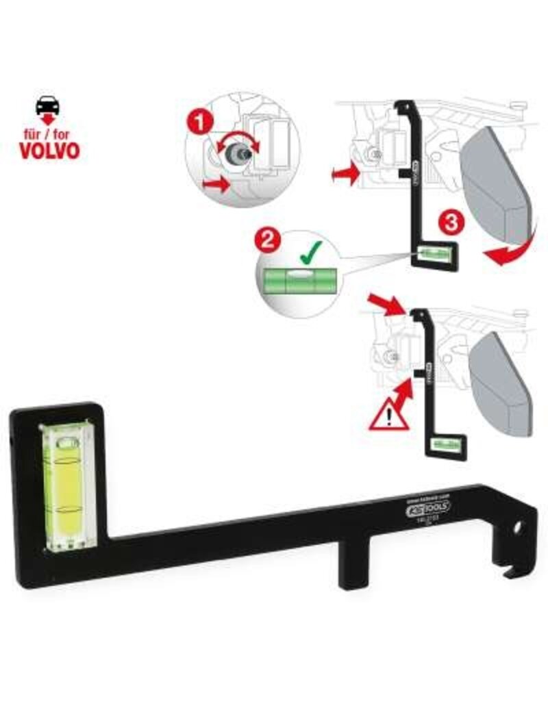 KS TOOLS Afstelgereedschap voor parkeerhulpcamera voor Volvo - 140.2153