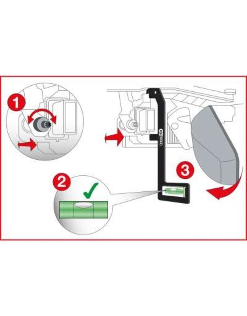 KS TOOLS Afstelgereedschap voor parkeerhulpcamera voor Volvo - 140.2153