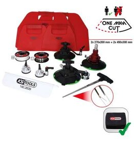 KS TOOLS Universeel raamuitsnijgereedschapset, 13dlg - 140.2630