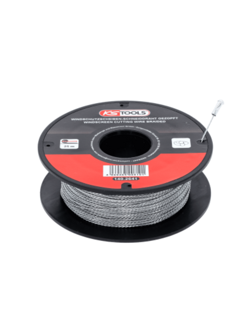 KS TOOLS Ruit-snijdraad, geknoopt, 25 m - 140.2641
