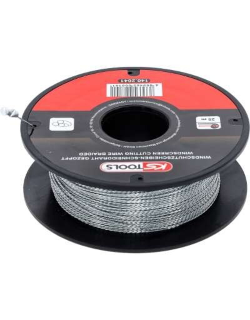 KS TOOLS Ruit-snijdraad, geknoopt, 25 m - 140.2641