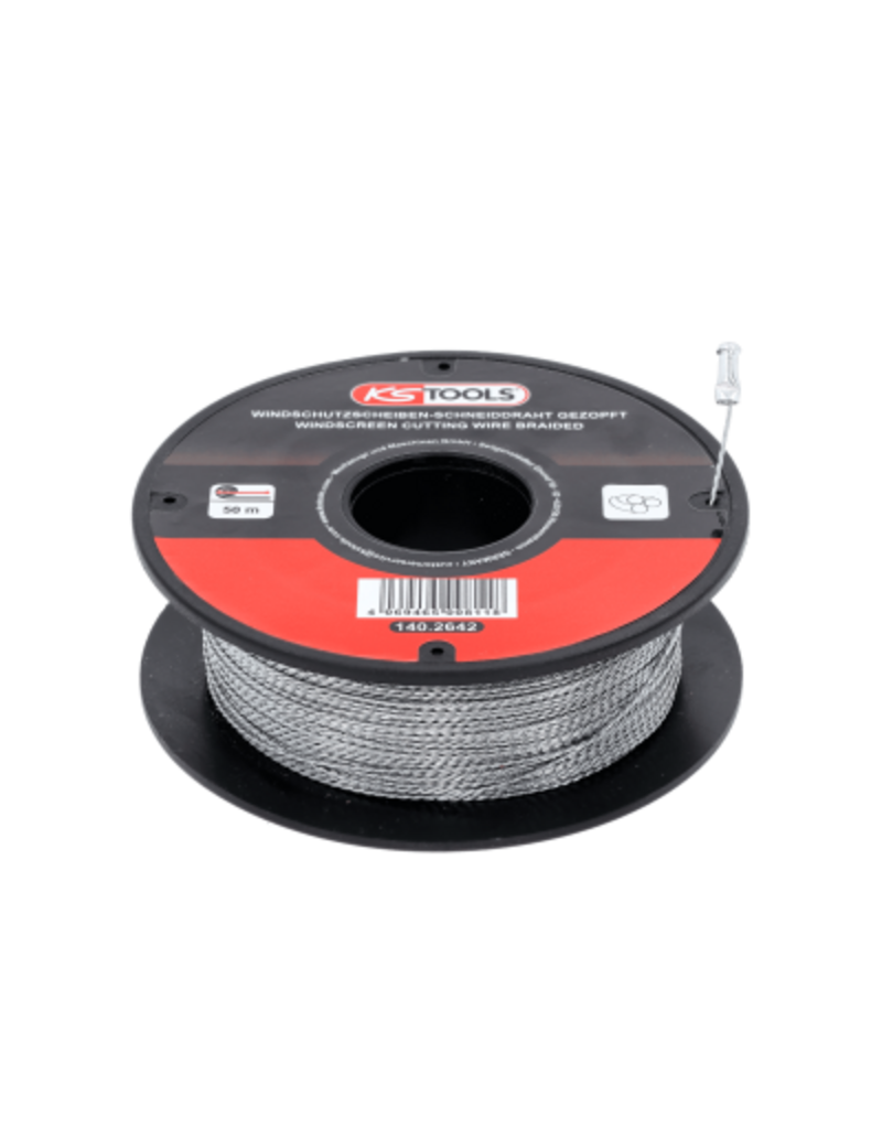 KS TOOLS Ruit-snijdraad, geknoopt, 50 m - 140.2642