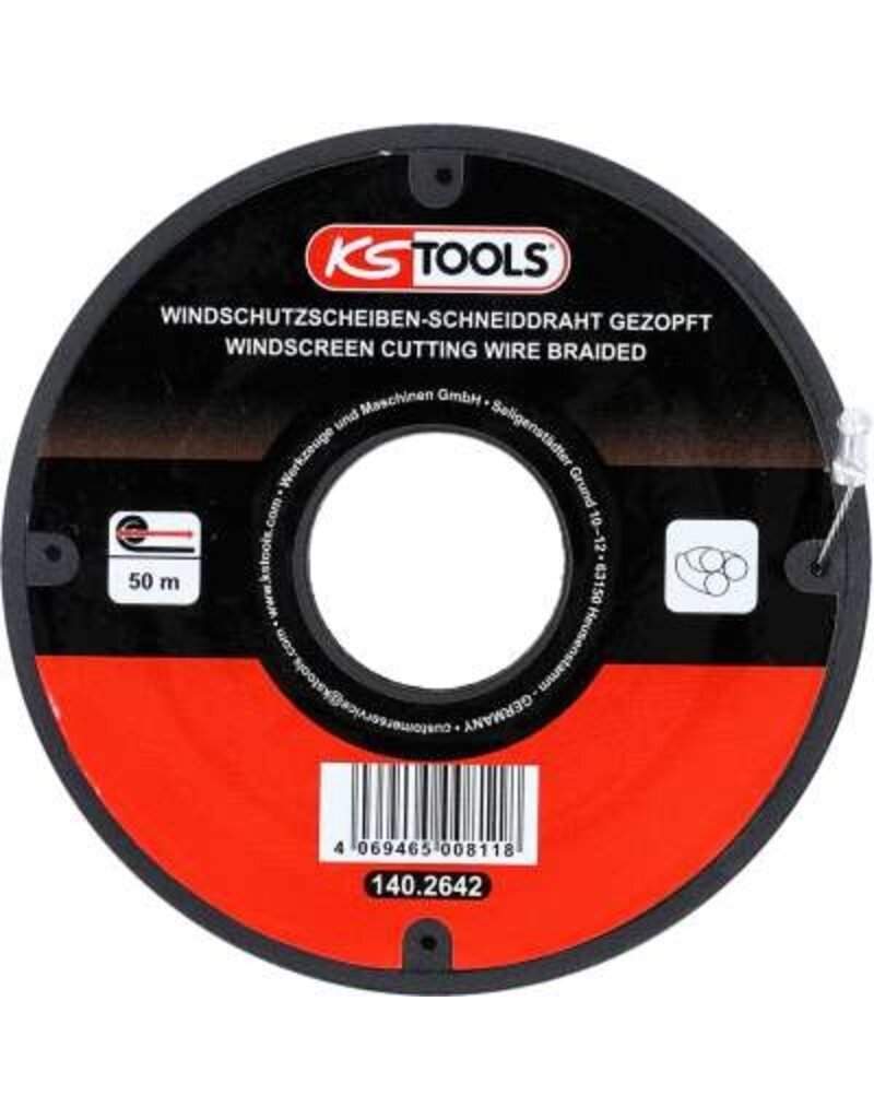 KS TOOLS Ruit-snijdraad, geknoopt, 50 m - 140.2642