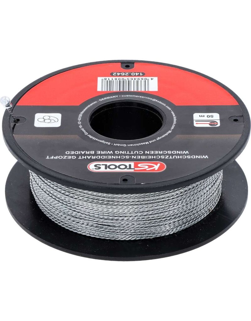 KS TOOLS Ruit-snijdraad, geknoopt, 50 m - 140.2642