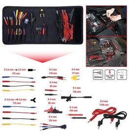 KS TOOLS 12/24V Meet en teststekkerset, 25-dlg - 150.0895