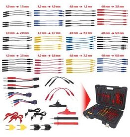 KS TOOLS Set master diagnose- en testkabels, 12/24V, 92-dlg - 150.0950
