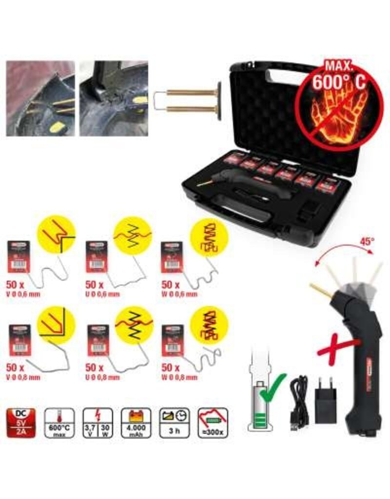 KS TOOLS Kunststofreparatieset, 303-dlg - 150.1065