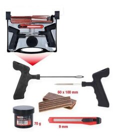 KS TOOLS Bandvulkaniseerset voor motorvoertuigen, 5-dlg, 100 mm draden - 150.1070