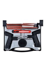 KS TOOLS Bandvulkaniseerset voor motorvoertuigen, 5-dlg, 100 mm draden - 150.1070