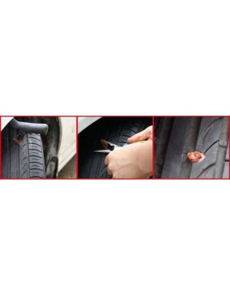 KS TOOLS Bandvulkaniseerset voor motorvoertuigen, 5-dlg, 100 mm draden - 150.1070