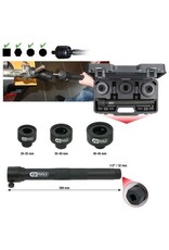 KS TOOLS Set speciale sleutels voor spoorstangen / axiale aandrijfassen, 4-dlg - 150.1125