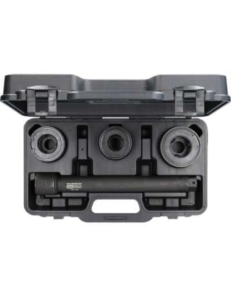 KS TOOLS Set speciale sleutels voor spoorstangen / axiale aandrijfassen, 4-dlg - 150.1125