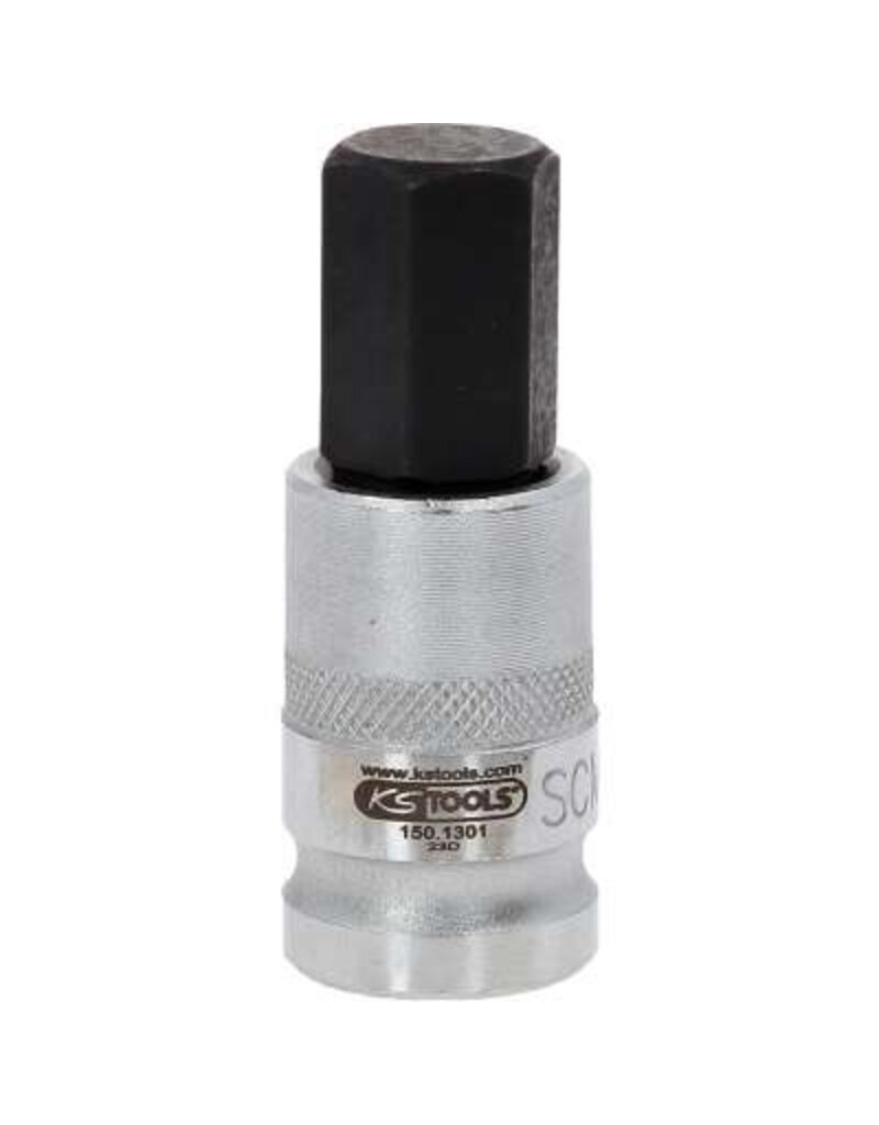 KS TOOLS 1/2" Bit-dopsleutel binnenzeskant voor HV batterijbevestigingen voor VAG, 16mm - 150.1301