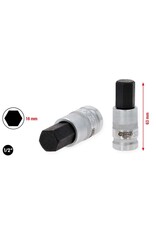 KS TOOLS 1/2" Bit-dopsleutel binnenzeskant voor HV batterijbevestigingen voor VAG, 16mm - 150.1301