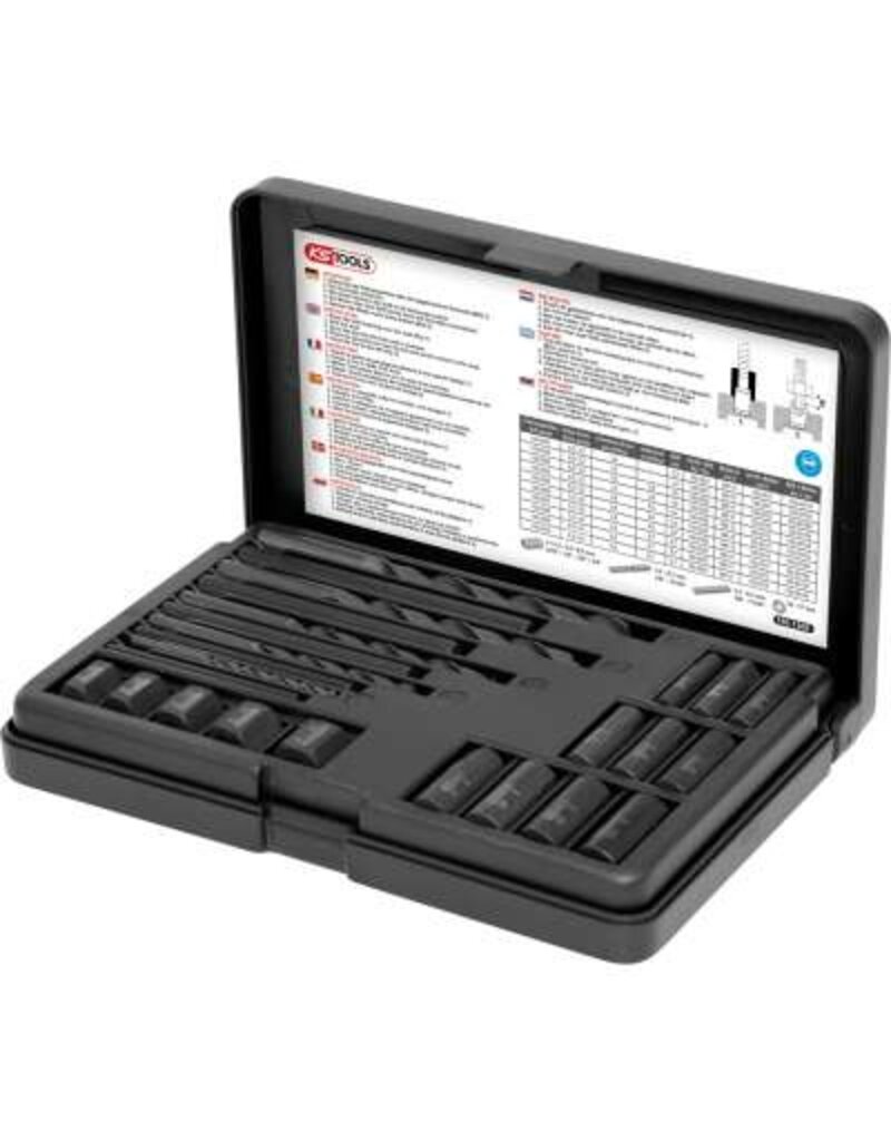 KS TOOLS Schroefdraad-uitdraaiset, 25-dlg - 150.1305