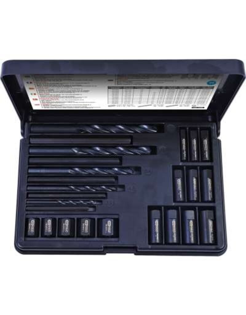 KS TOOLS Schroefdraad-uitdraaiset, 25-dlg - 150.1305