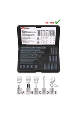 KS TOOLS Schroefdraad-uitdraaiset, 25-dlg - 150.1305