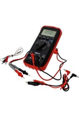 KS TOOLS digitale multimeter inclusief testpennen en krokodillenklemmen - 150.1480