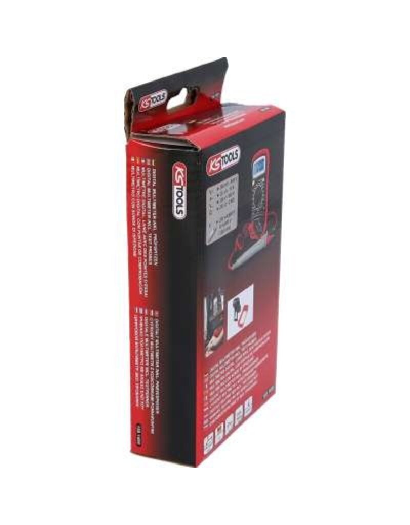 KS TOOLS Digitale multimeter incl. testpennen - 150.1495