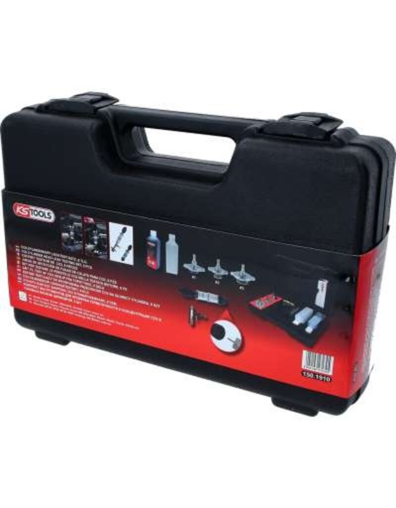KS TOOLS CO2-Cilinderkop-lekkageset, 8-dlg - 150.1910