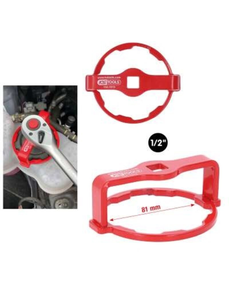 KS TOOLS 1/2" Radiateurdop-demontagegereedschap voor VAG - 150.1919