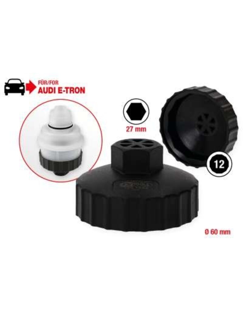 KS TOOLS Speciale dopsleutel voor het verwijderen van de koelvloeistoftank voor Audi - 150.1924