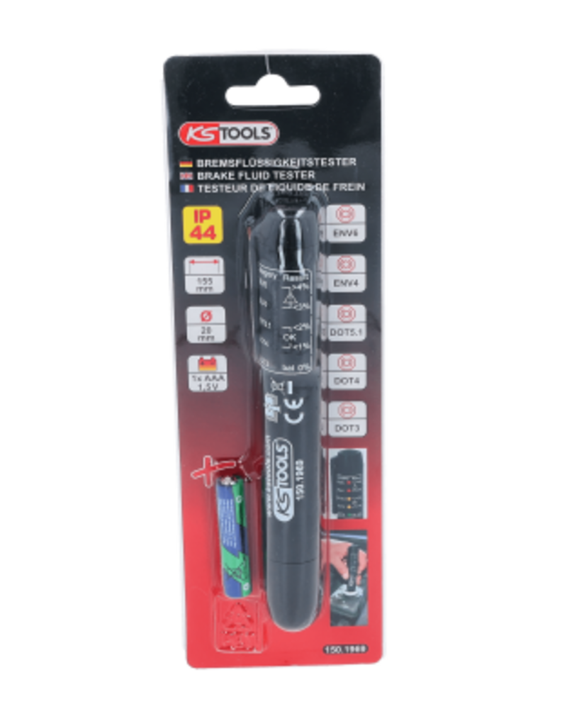 KS TOOLS Remvloeistoftester voor DOT en ENV - 150.1969