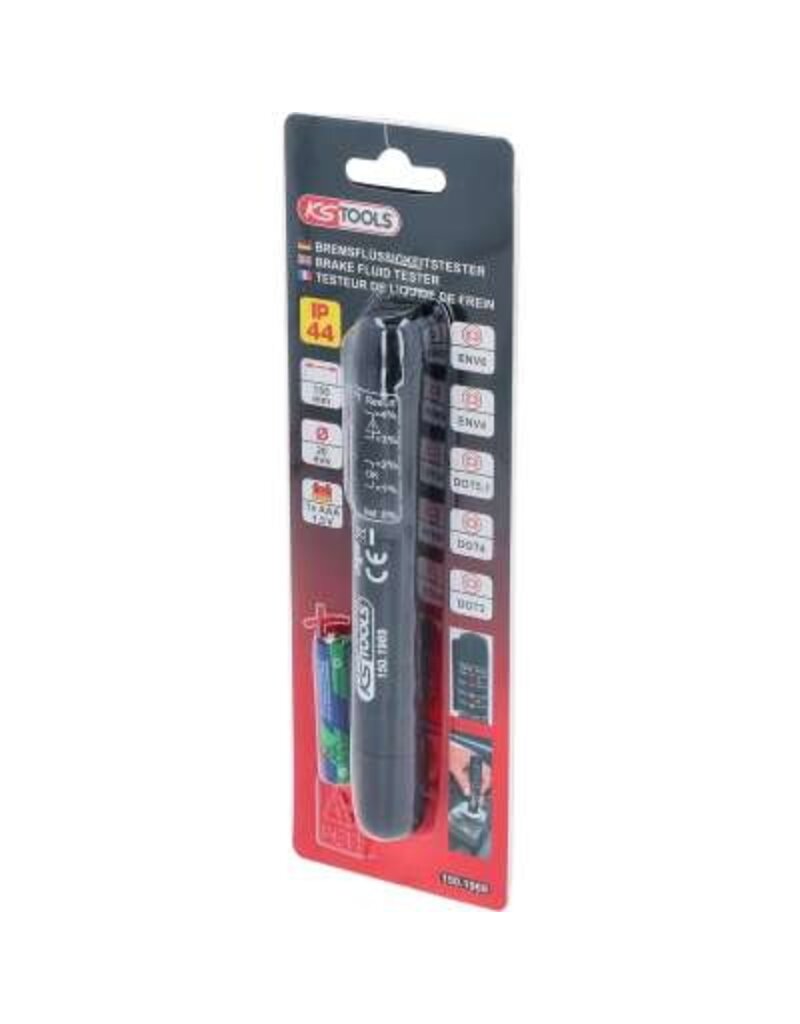 KS TOOLS Remvloeistoftester voor DOT en ENV - 150.1969