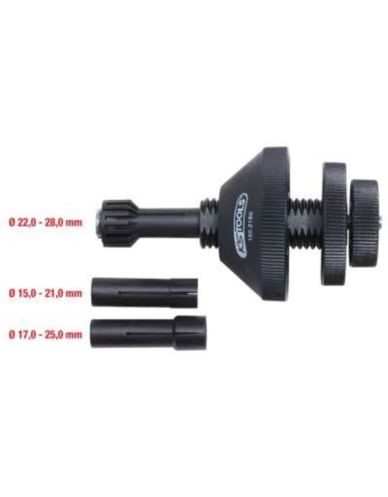 KS TOOLS Set centreergereedschappen voor koppelingen Ø 15,0 - 28,0 mm - 150.2180