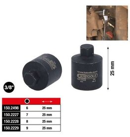KS TOOLS 3/8" Dopsleutels voor remklauwen, 9mm - 150.2229