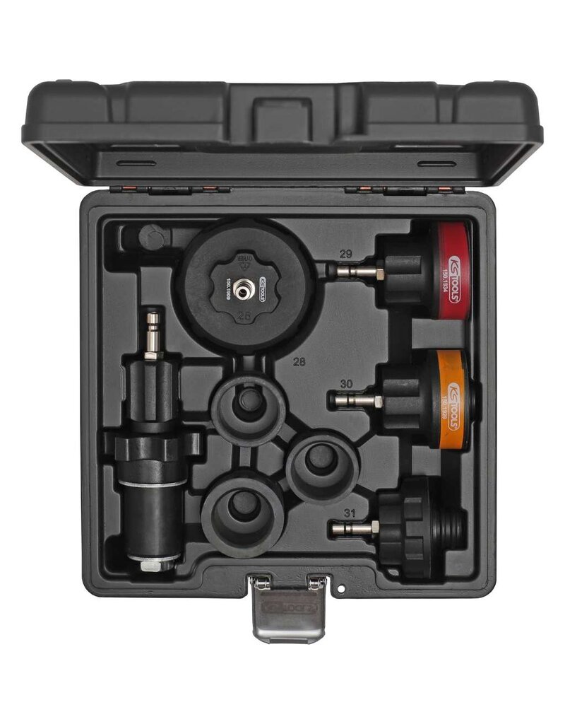 KS TOOLS Koelsysteemadapterset, 8-dlg, voor Aziatische voertuigen - 150.2330