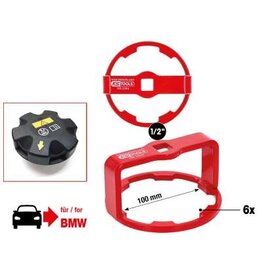 KS TOOLS 1/2" Radiateurdop-demontagegereedschap voor BMW - 150.2384
