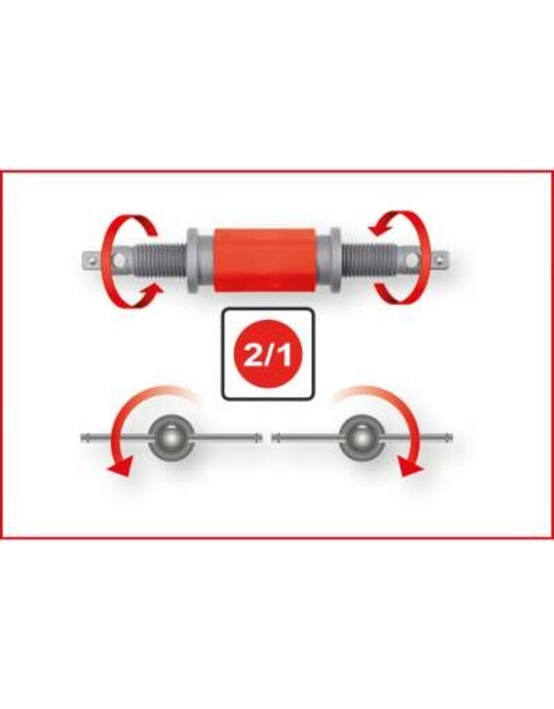 KS TOOLS Universele gereedschapsset voor terugstellen van remzuigers, 8-dlg - 150.2440