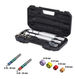 KS TOOLS Set universele centreerdoorns voor koppelingen voor bedrijfswagens, 6-dlg - 150.2450