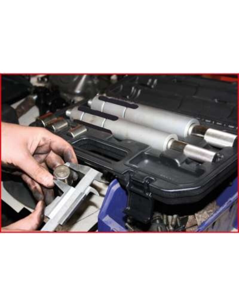 KS TOOLS Set universele centreerdoorns voor koppelingen voor bedrijfswagens, 6-dlg - 150.2450