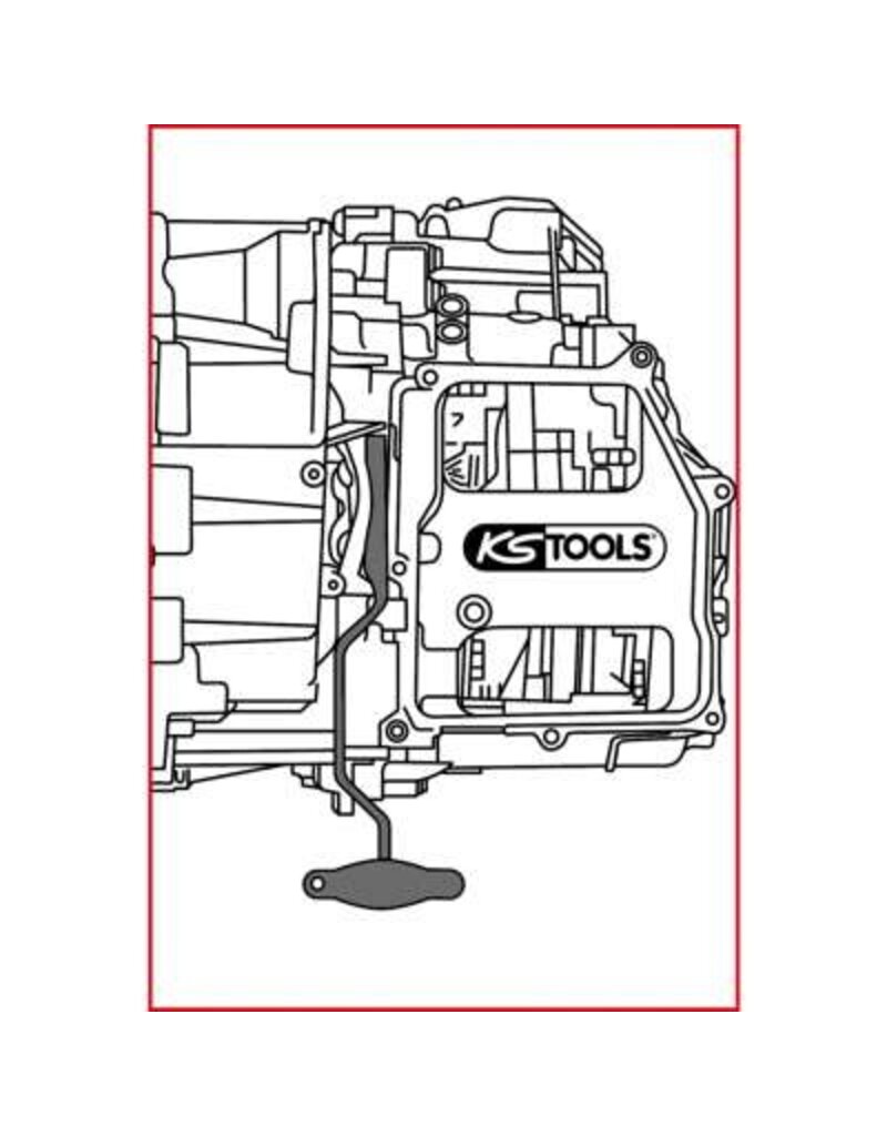 KS TOOLS Montagegereedschap voor VAG DSG - 150.2457