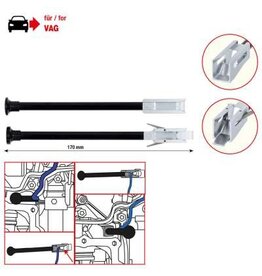 KS TOOLS Montage- en demontagegereedschapset voor VAG DSG-stekkerverbindingen van de mechatronica - 150.2495
