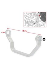 KS TOOLS Speciale dopsleutel voor aanzuigbuis-schroefverbindingen voor VAG, 13 mm - 150.2518
