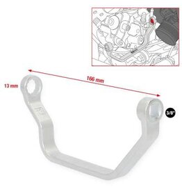 KS TOOLS Speciale dopsleutel voor aanzuigbuis-schroefverbindingen voor VAG, 13 mm - 150.2518